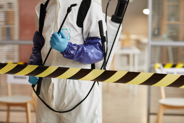 Professional Biohazard technician working in Albertson, NY